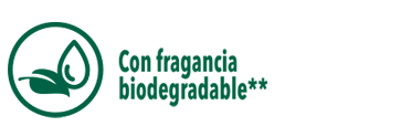 Con fragancia biodegradable**