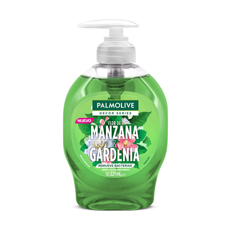 Jabón líquido manos Manzana y Gardenia Decor Series ®